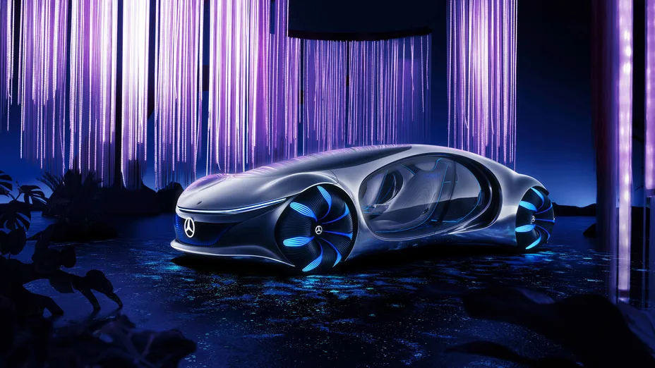 James Cameron Shows Off Avatar Inspired Mercedes Benz Concept Car